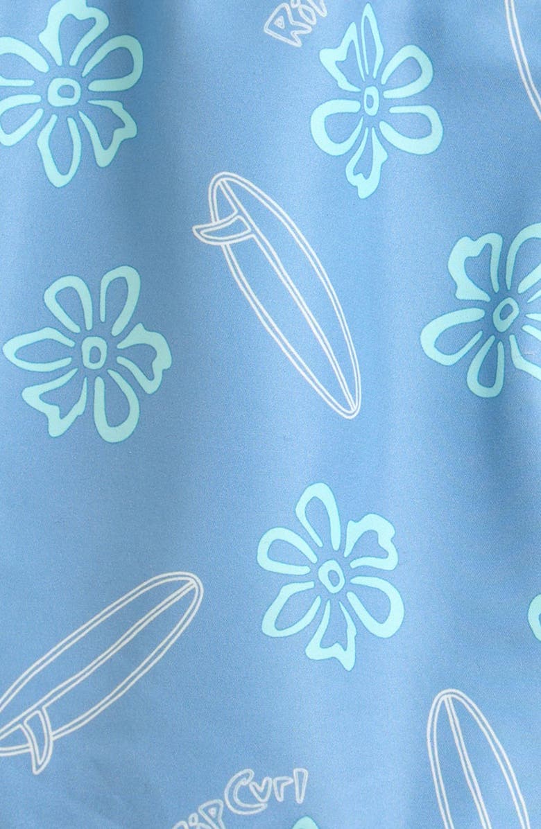 Rip Curl Kids' Ride the Wave Swim Trunks, Alternate, color, Faded Denim