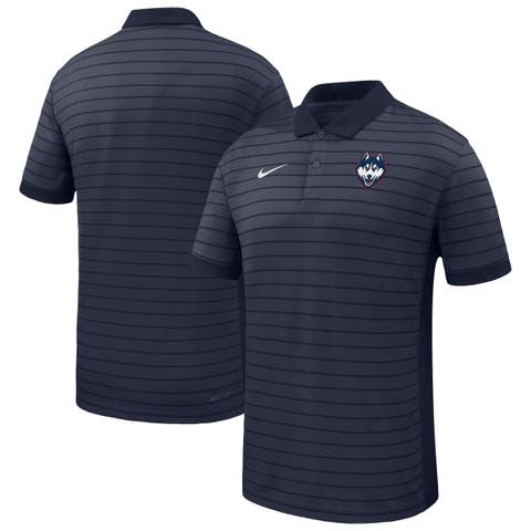 Men's Nike Navy UConn Huskies 2025 Early Season Coaches Sideline Victory Stripe Performance Polo