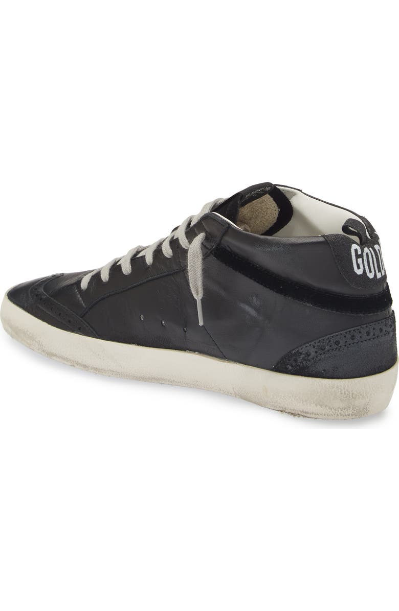Golden Goose Mid Star Sneaker, Alternate, color, Black