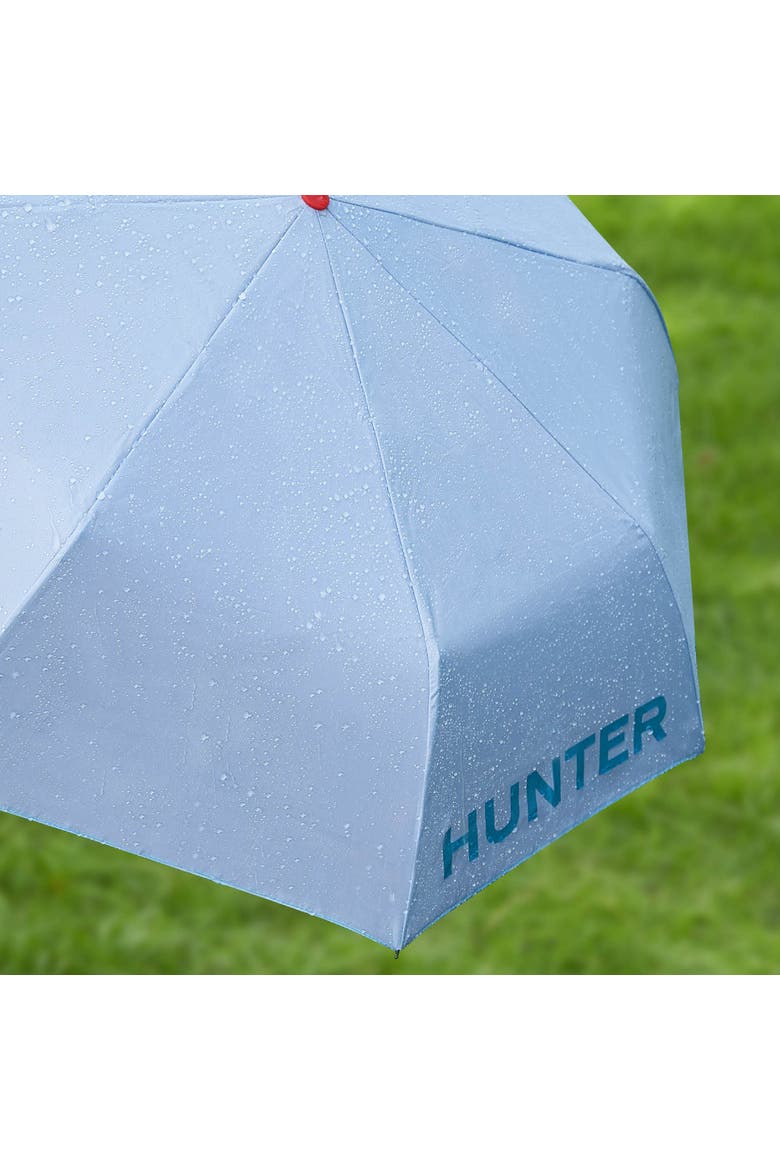 Double Sided Compact Umbrella, Alternate, color, Nantucket Breeze/Red