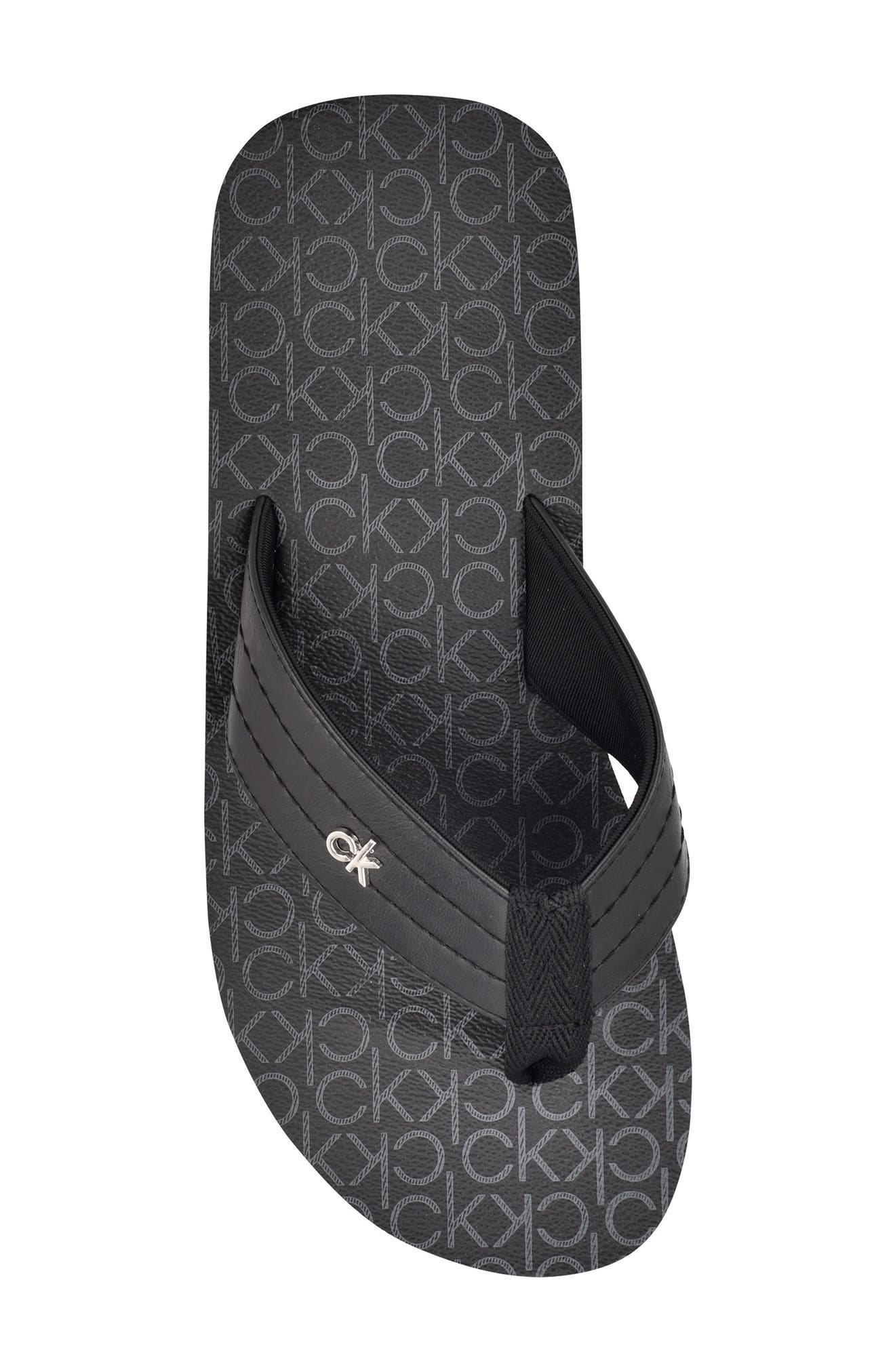 Calvin Klein Men’s Destiny Flip flops in brown size 7 Calvin Klein | Shoes | Calvin Klein Mens Destiny Flip Flops  main image 3