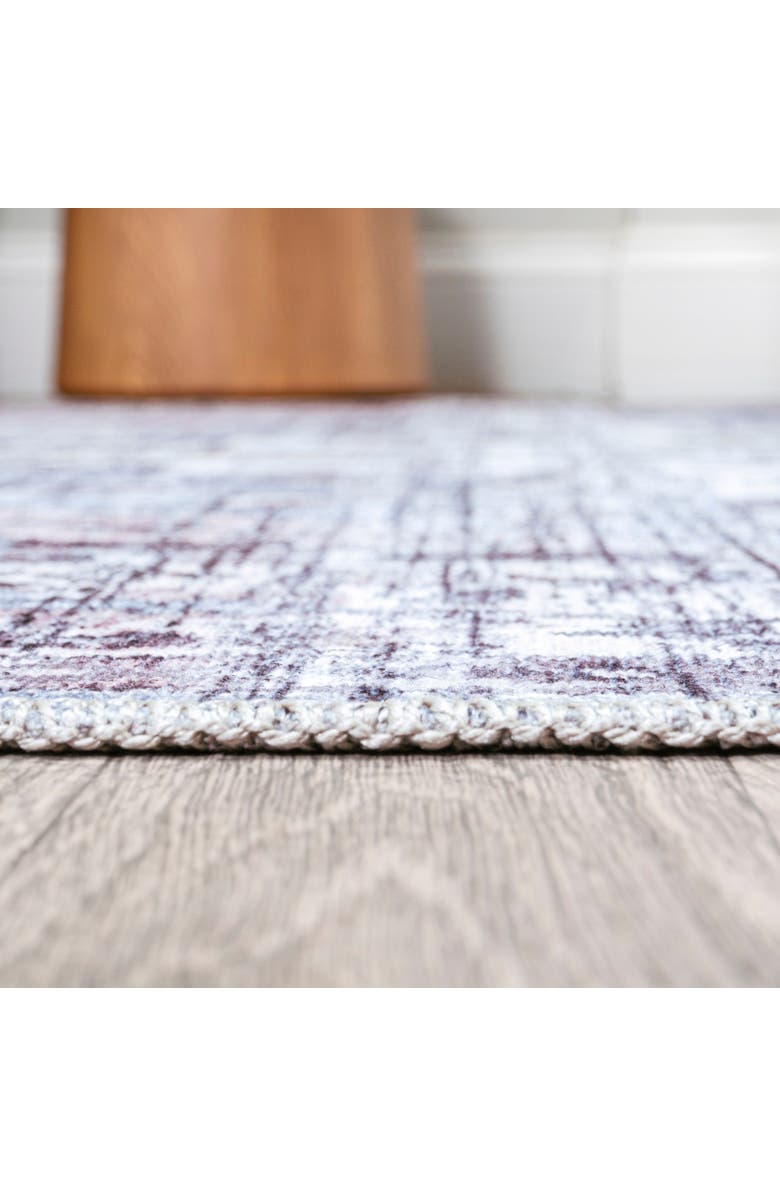 JONATHAN Y Didim Boho Medallion Machine-Washable Area Rug, Alternate, color, Gray/Purple