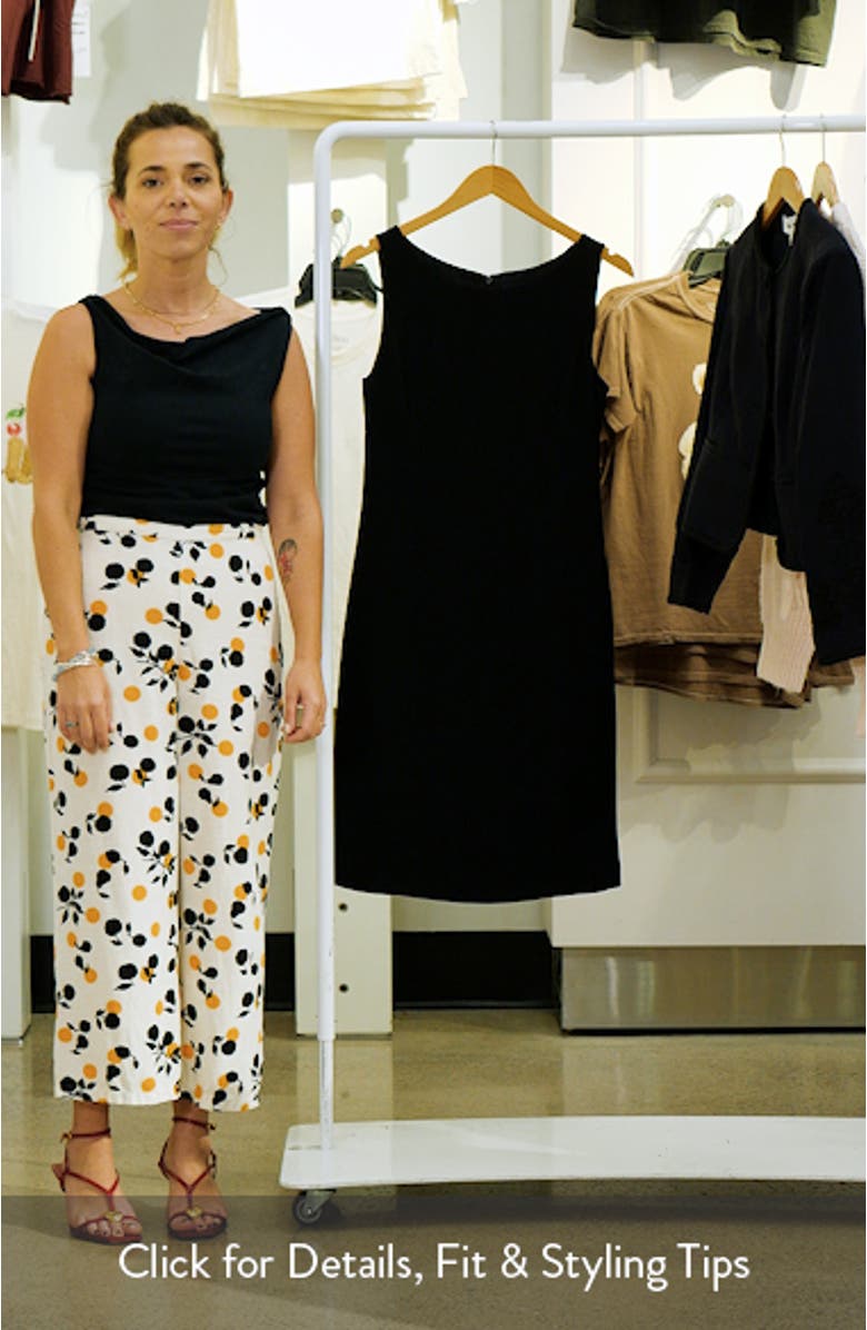 Techno Sleeveless Waffle Knit Dress, sales video thumbnail