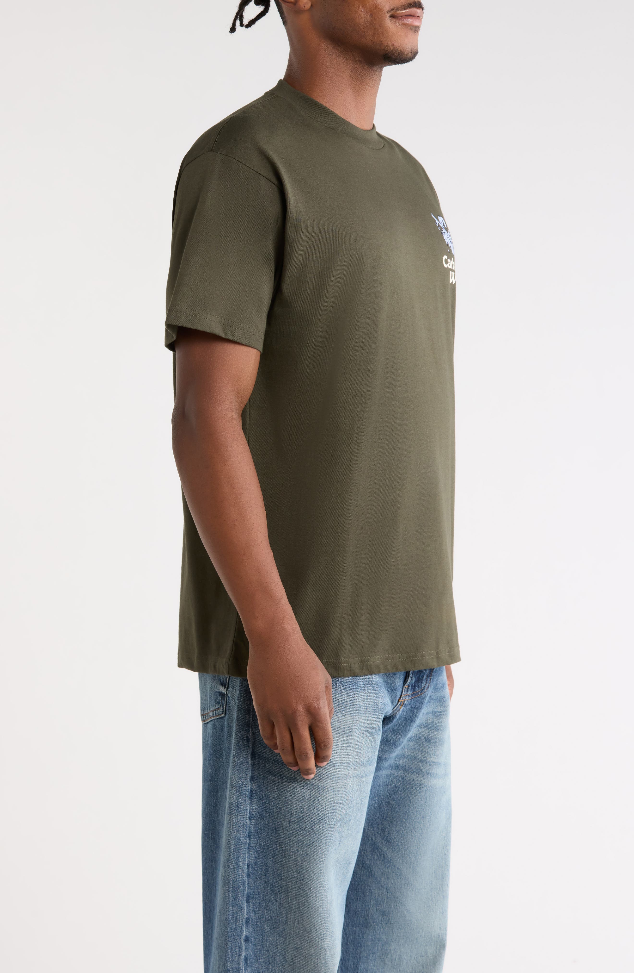 Carhartt Work In Progress Grape Picker Organic Cotton Graphic T-Shirt ...