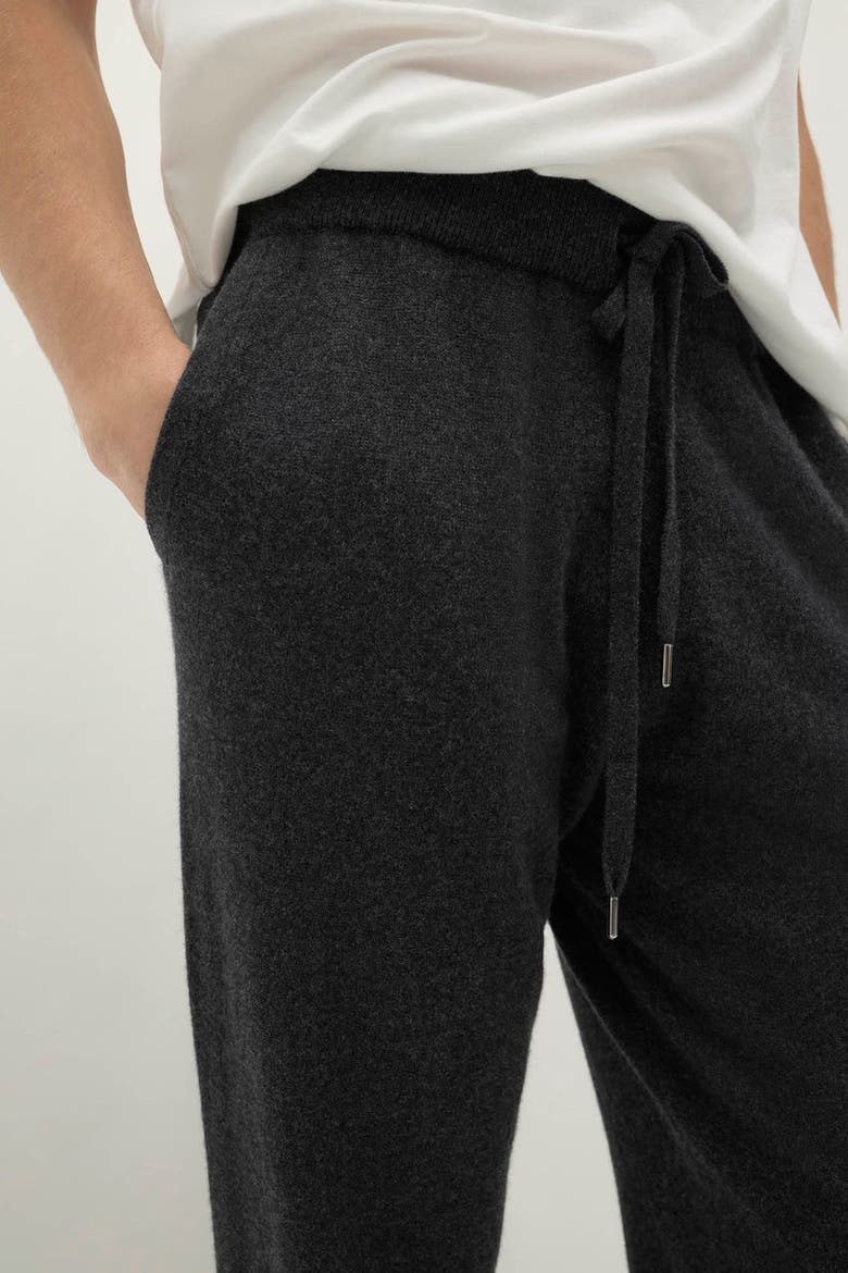 Karter Cashmere Joggers, Alternate, color, Charcoal