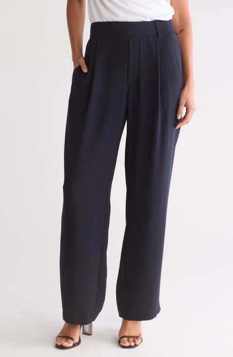 Straight Leg Pull-On Pants