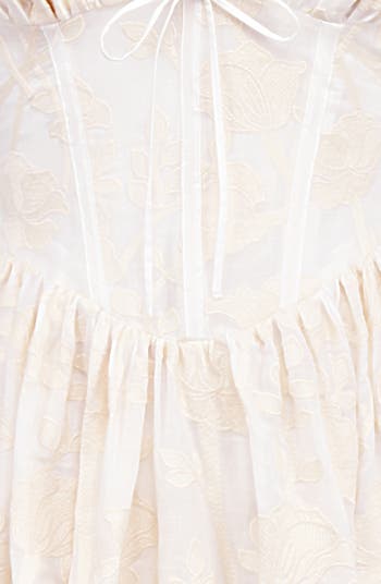 Emmelina Embroidered Corset Bodice Cocktail Dress