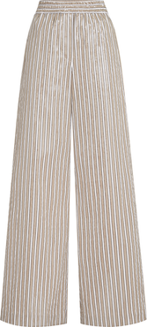 Brunello Cucinelli Dazzling stripes pyjama-style trousers