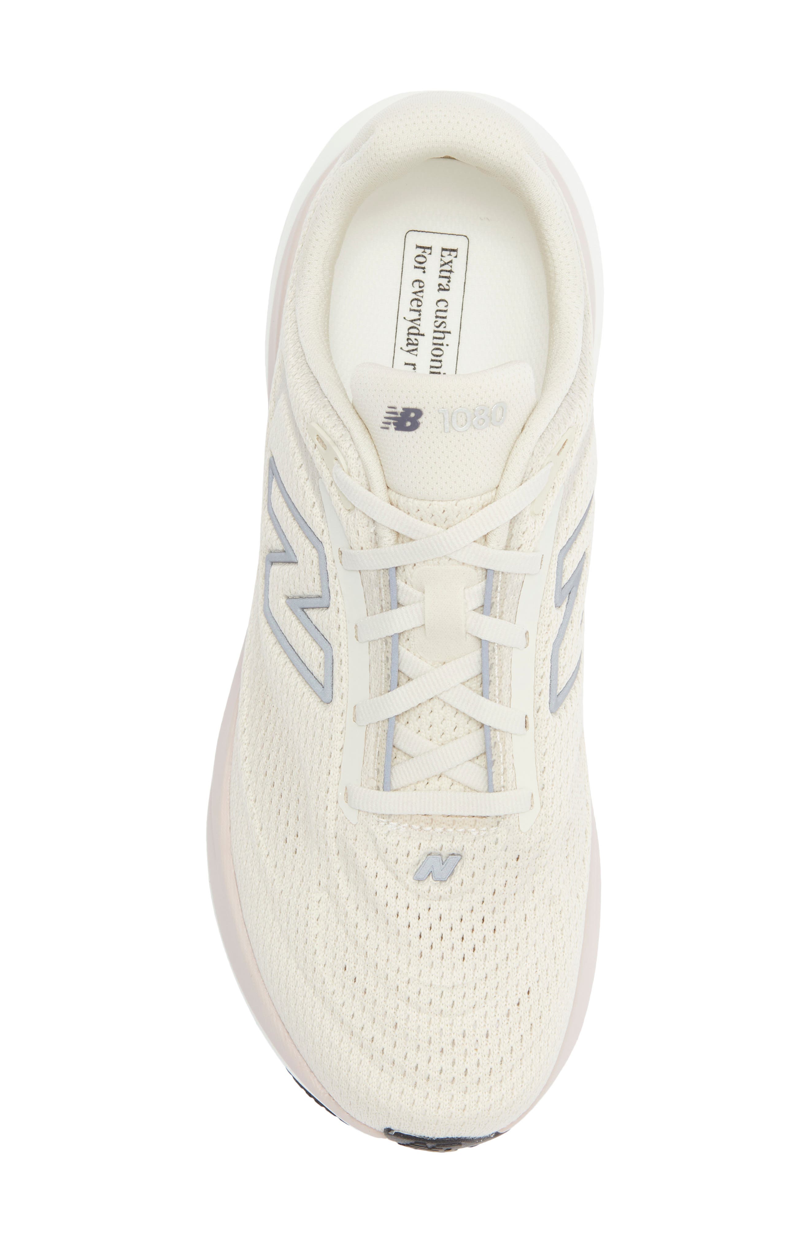 New Balance 1080 v15 Running Shoe, Alternate, color, Timberwolf/Neptune Grey