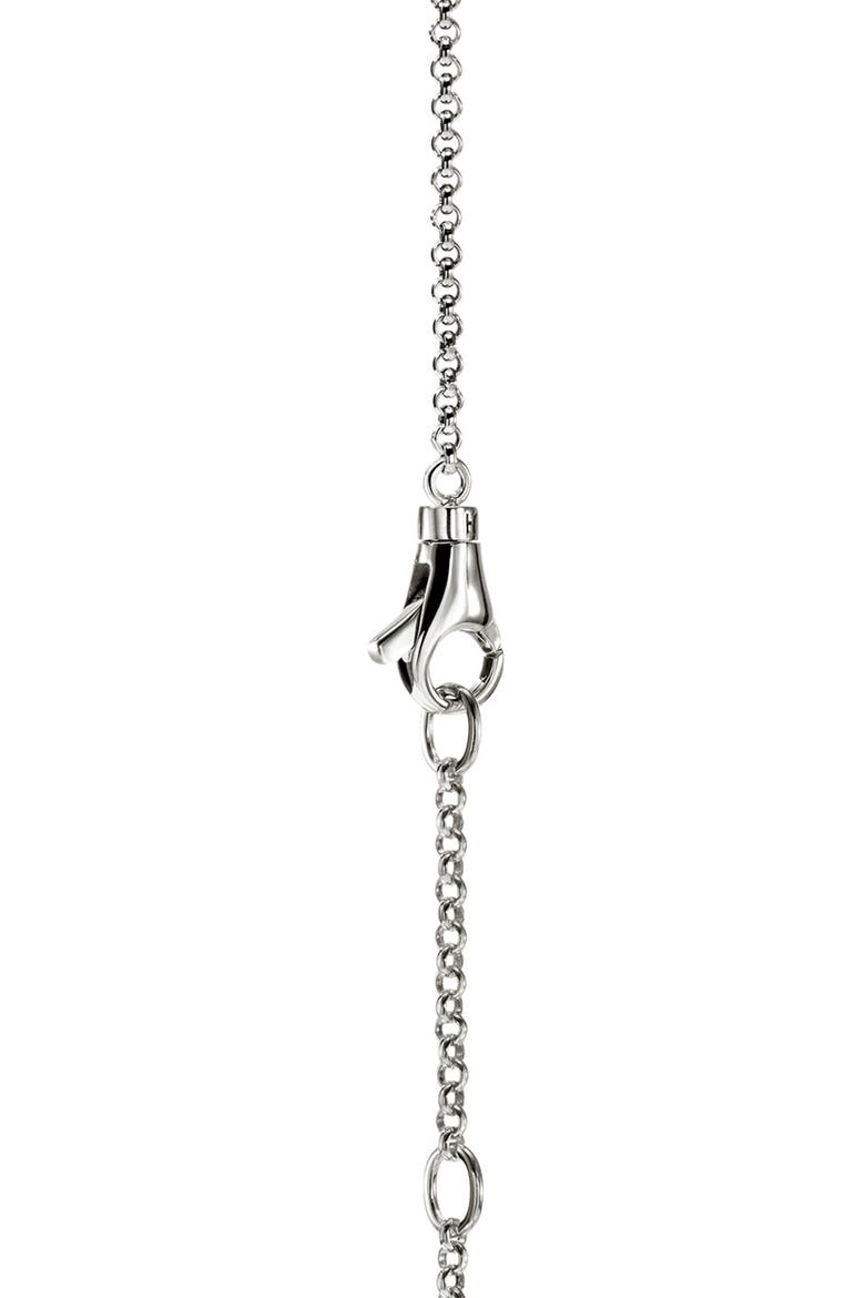 Pavé Diamond Spear Station Necklace, Alternate, color, SILVER AND GOLD