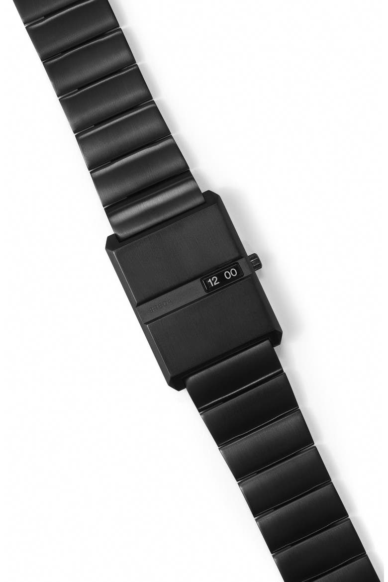 Pulse Bracelet Watch, 26mm, Alternate, color, BLACK