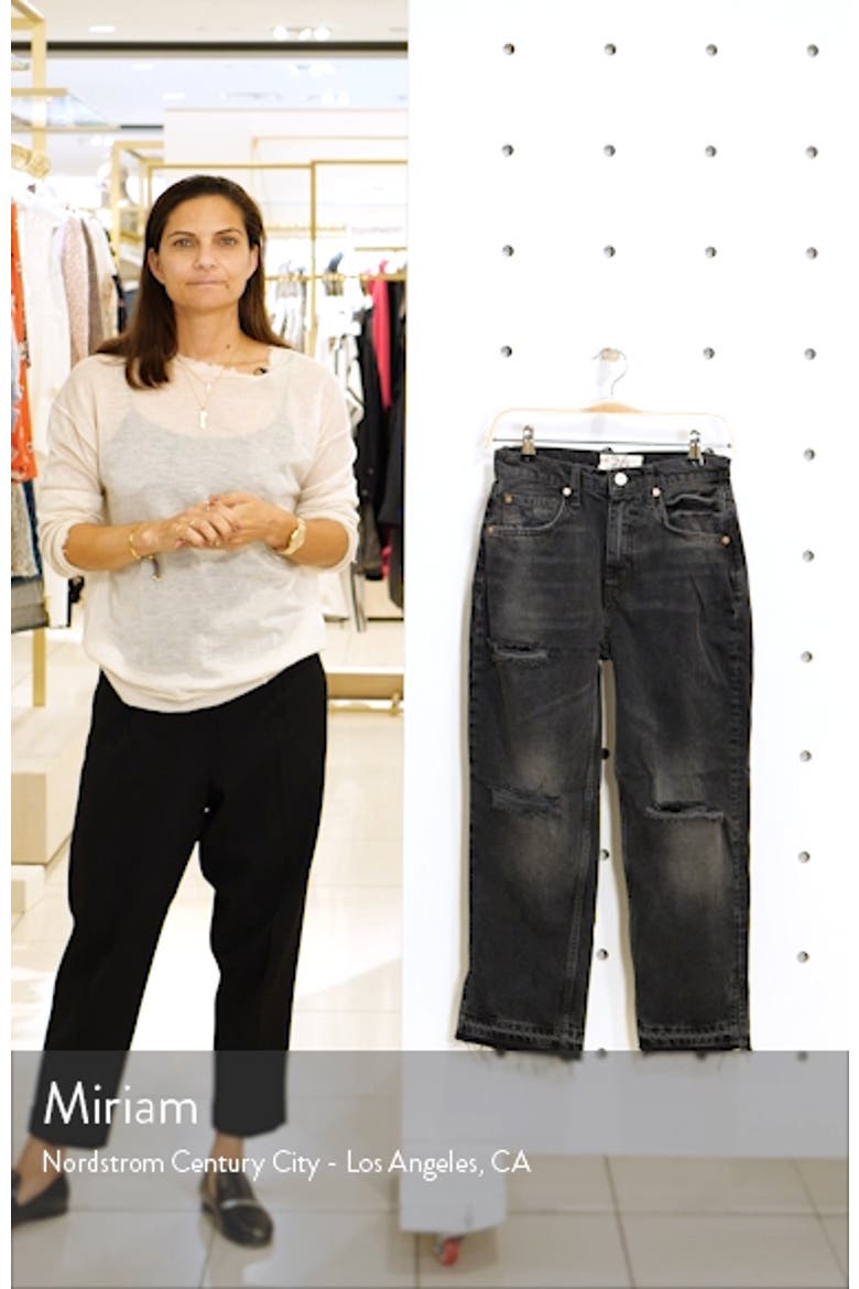 Lita Crop Straight Leg Jeans video