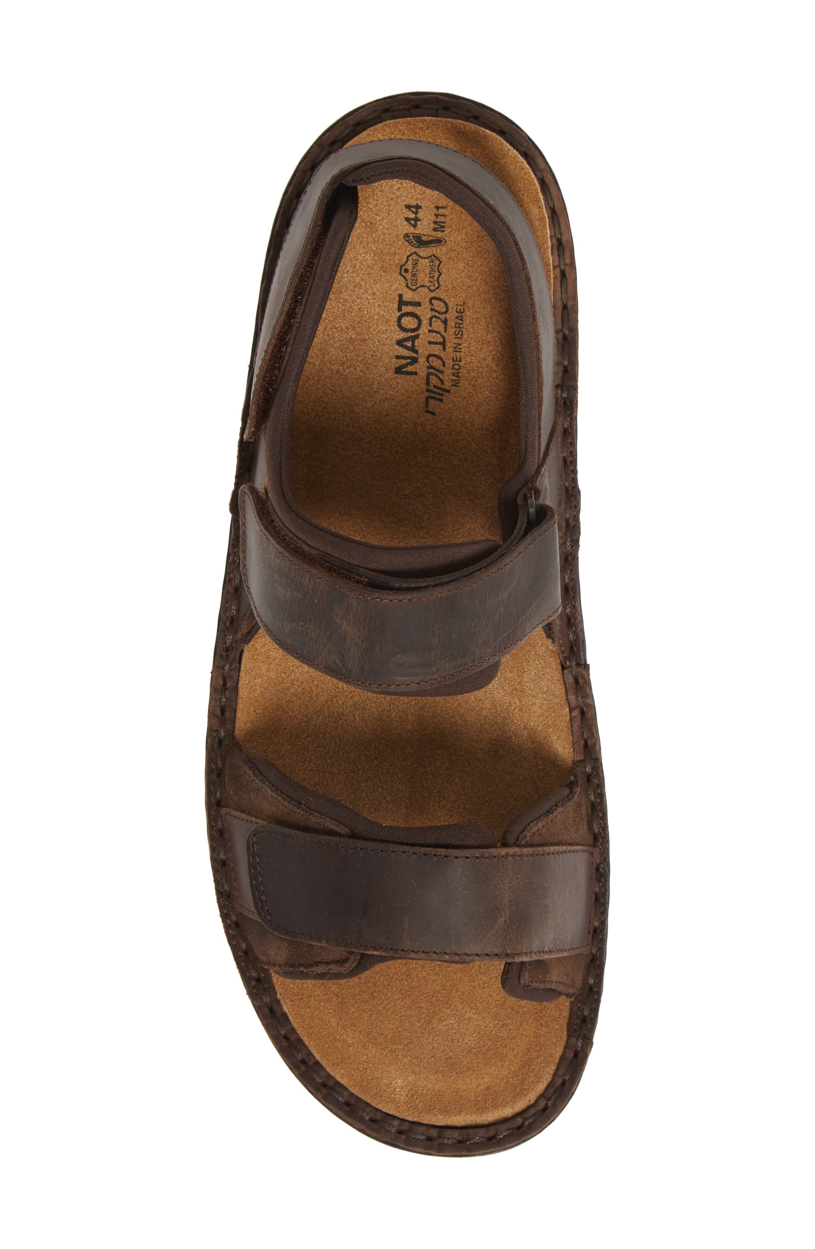 Arthur Sandal, Alternate, color, CRAZY HORSE LEATHER