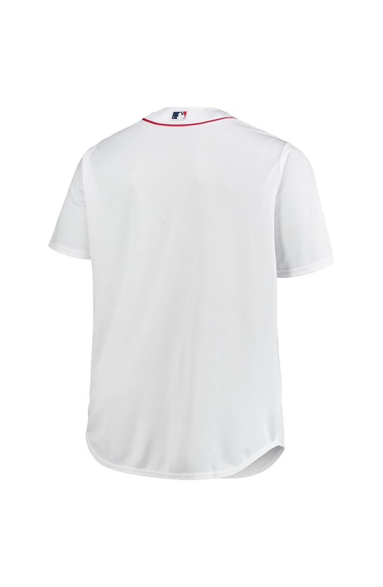 PROFILE Men's White Boston Red Sox Big & Tall Home Replica Team Jersey, Alternate, color, 