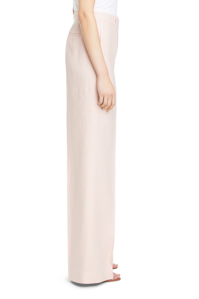 Dalton Wide Leg Linen Pants, Alternate, color, MACAROON