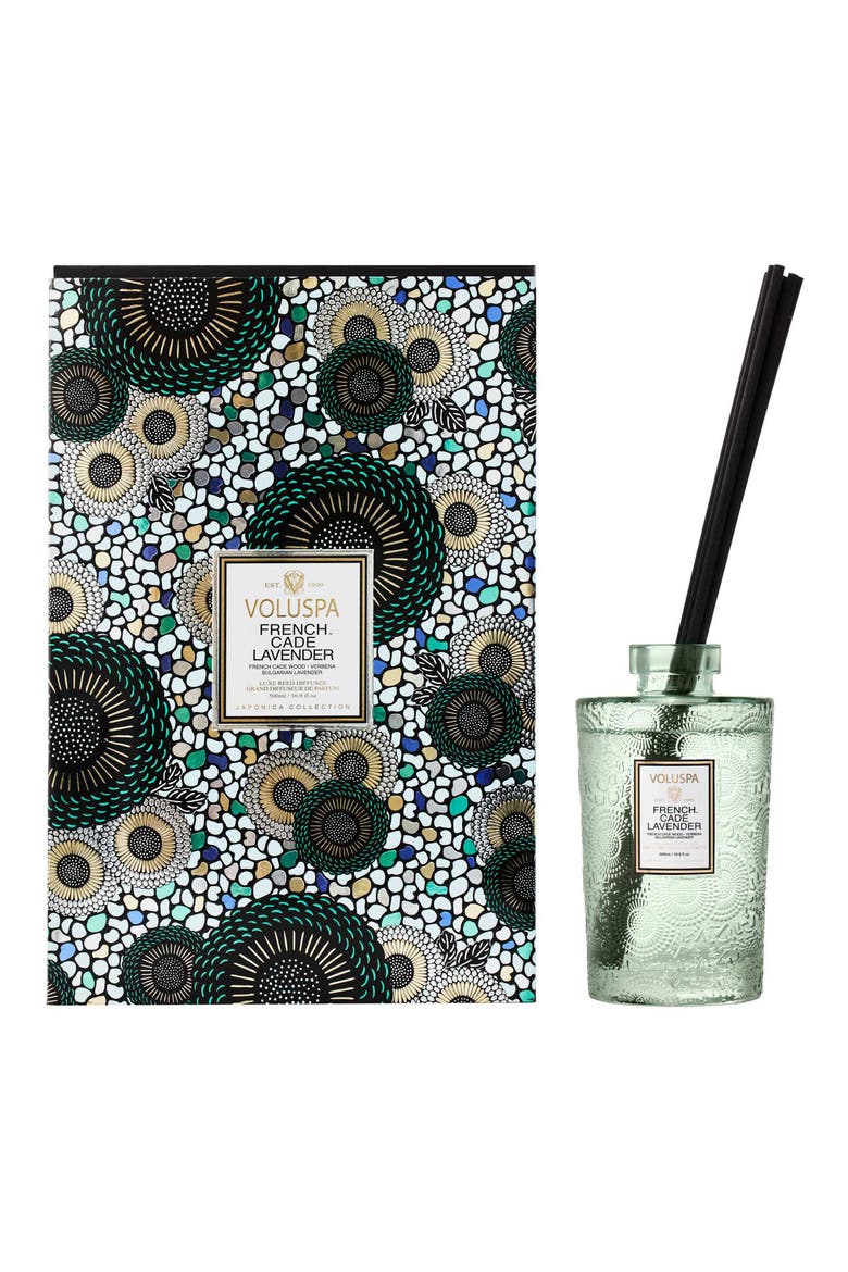 French Cade Lavender Luxe Reed Diffuser, Alternate, color, FRENCH CADE