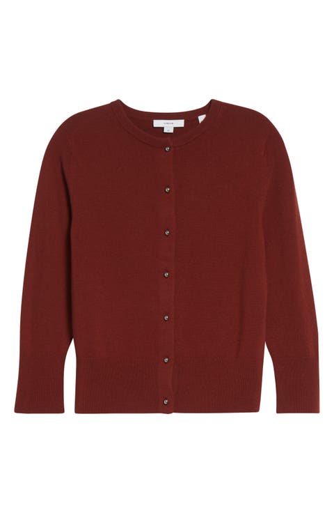 【SATIIIZ】Vince Raglan Corduroy Cardigan Sandro Knit Cardigan with Ruffled Collar | Saks Fifth Avenue