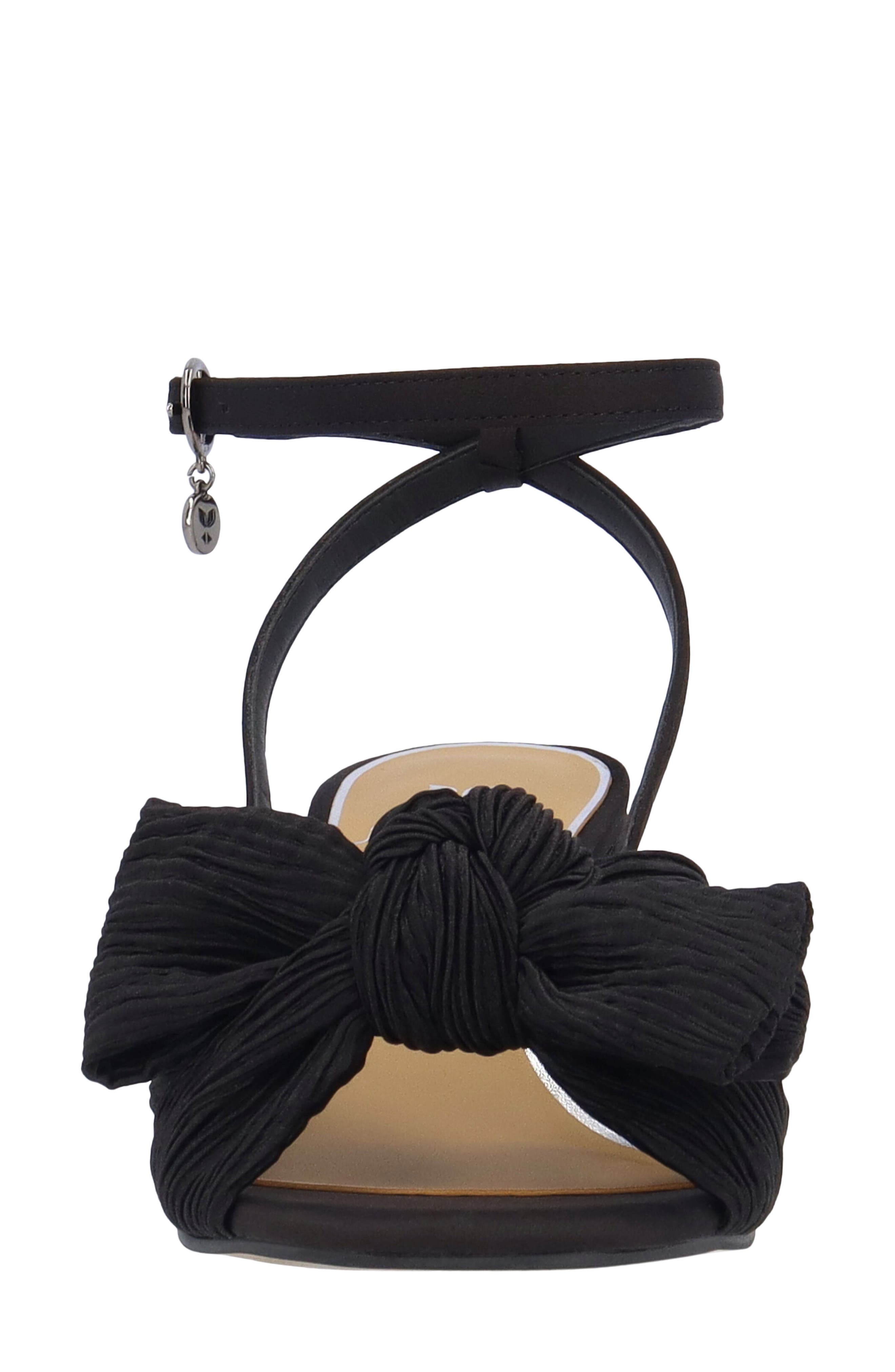 J. Reneé Olwen Ankle Strap Sandal, Alternate, color, Black