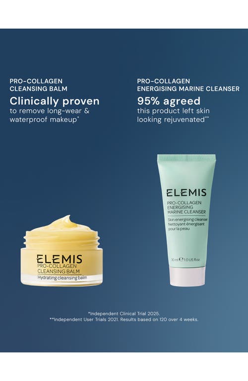 Elemis Radiant Cleansing Discovery Double Cleansing Set $68.50 Value In Transparent