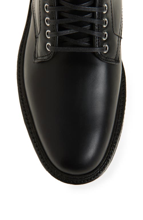 Alden Shoe Company Alden Plain Toe Lace-up Boot In Black With Nickel Hooks
