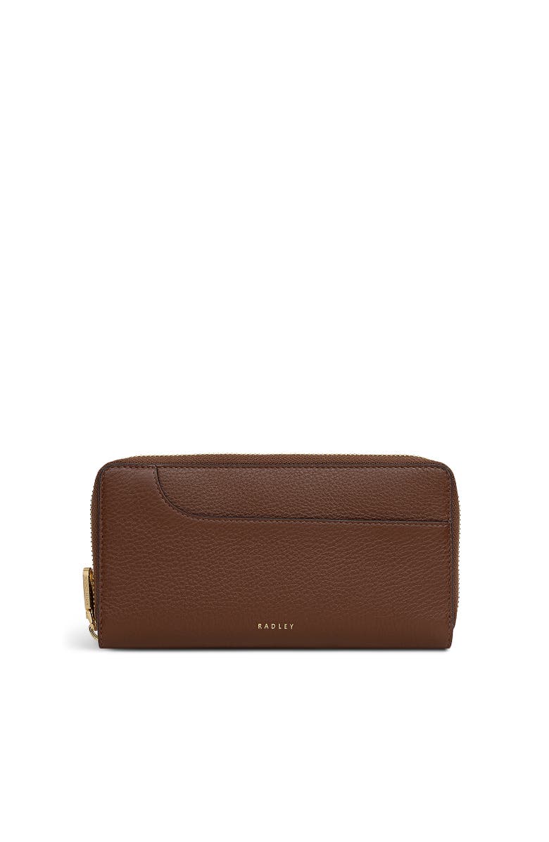 Radley Pockets Large Zip Around Wallet, Main, color, Chocolate