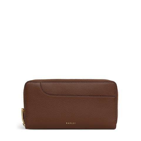 Pockets Large Zip Around Wallet