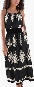 LASCANA Women's Ornamental Print Dress