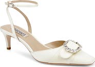 BADGLEY MISCHKA Odesza Kitten Heel Ankle Strap Pump