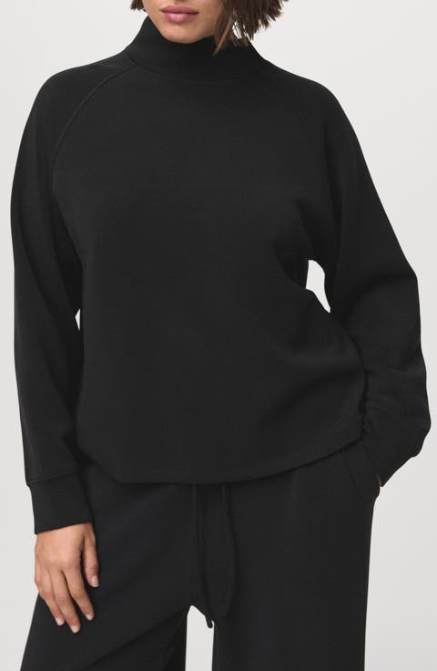 Mock Neck Sweatshirt (Regular & Plus)