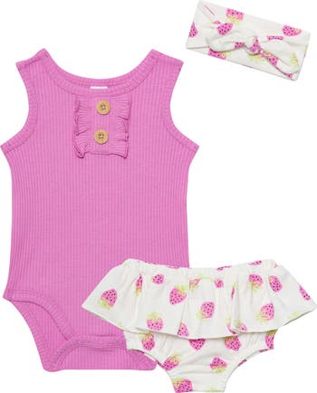 Bodysuit, Bloomers & Headband Set