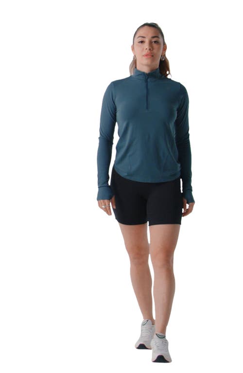 Fabletics Feather Tech+ Half-zip Top In White