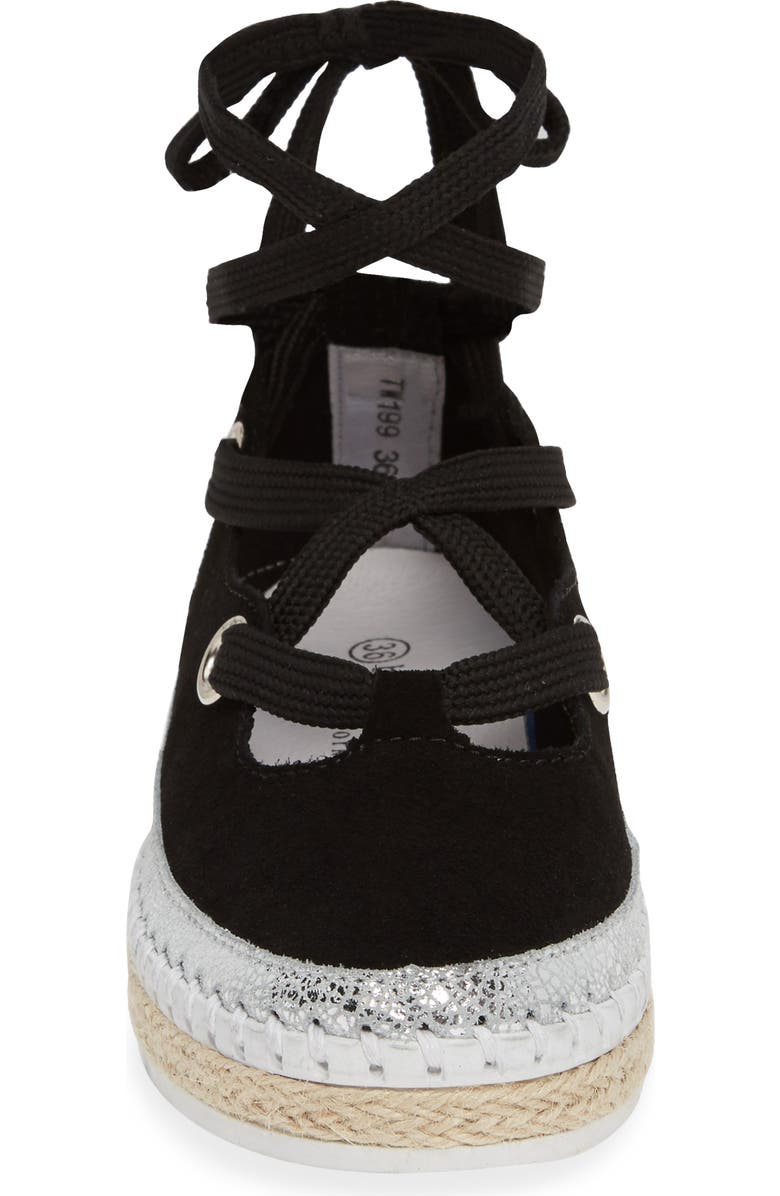 bernie mev. TW189 Lace-Up Flat, Alternate, color,