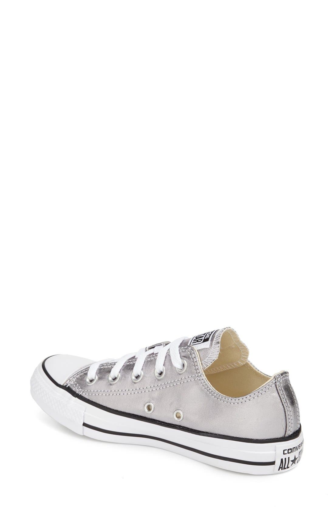 Converse Chuck Taylor<sup>®</sup> All Star<sup>®</sup> 'Ox' Metallic Low Top Sneaker, Alternate, color, 