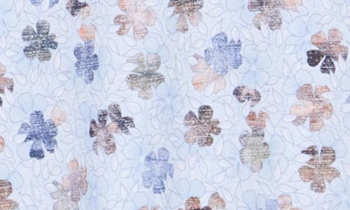 Bugatchi Miles Ooohcotton® Abstract Print Short Sleeve Button-up Shirt In Blue