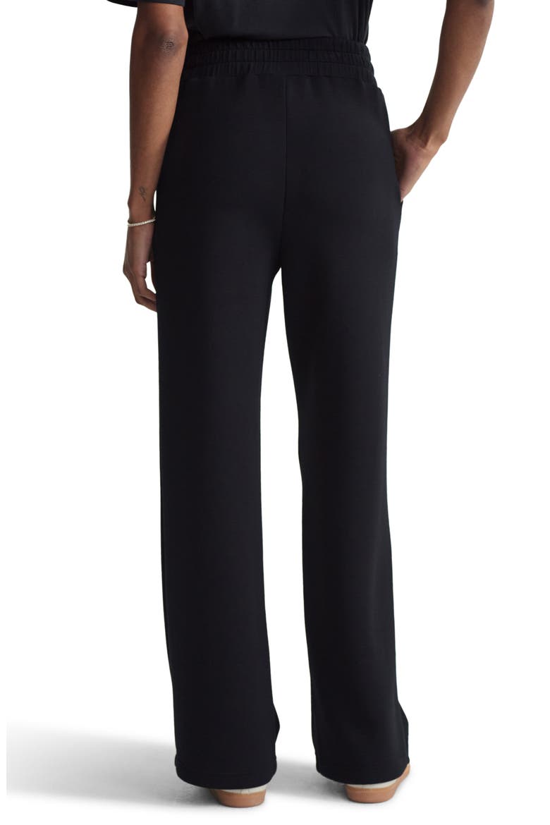 The Wide Leg 30-Inch Track Pants, Alternate, color, BLACK