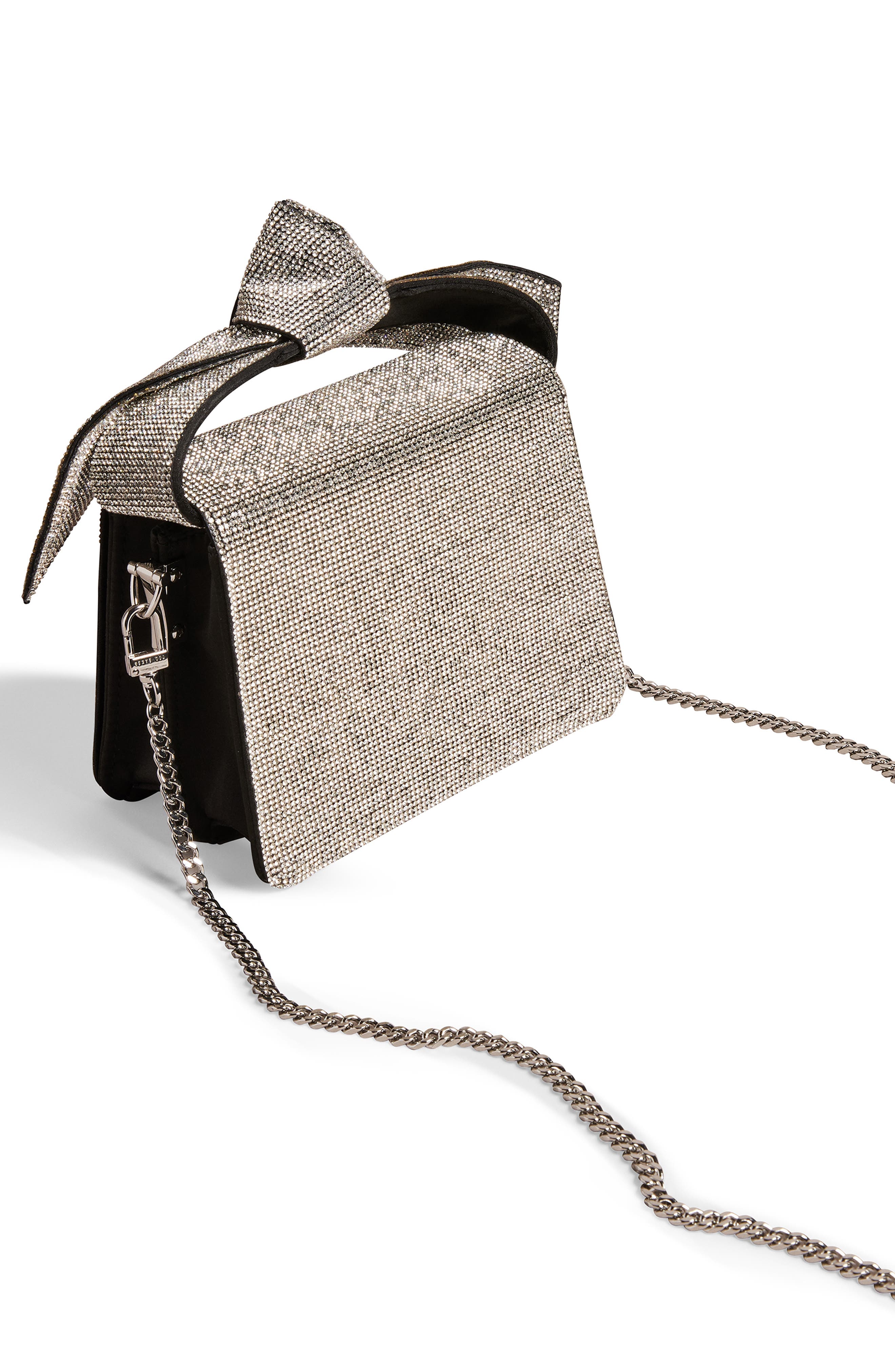 Ted Baker London Nialisa Soft Knot Crystal Crossbody Bag, Alternate, color, 