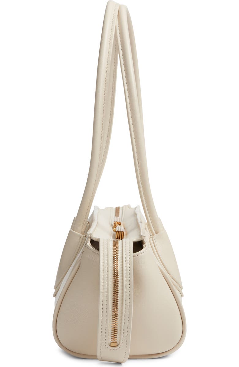 Khaite Donna Soft Leather East/West Shoulder Bag, Alternate, color, 103 Cream