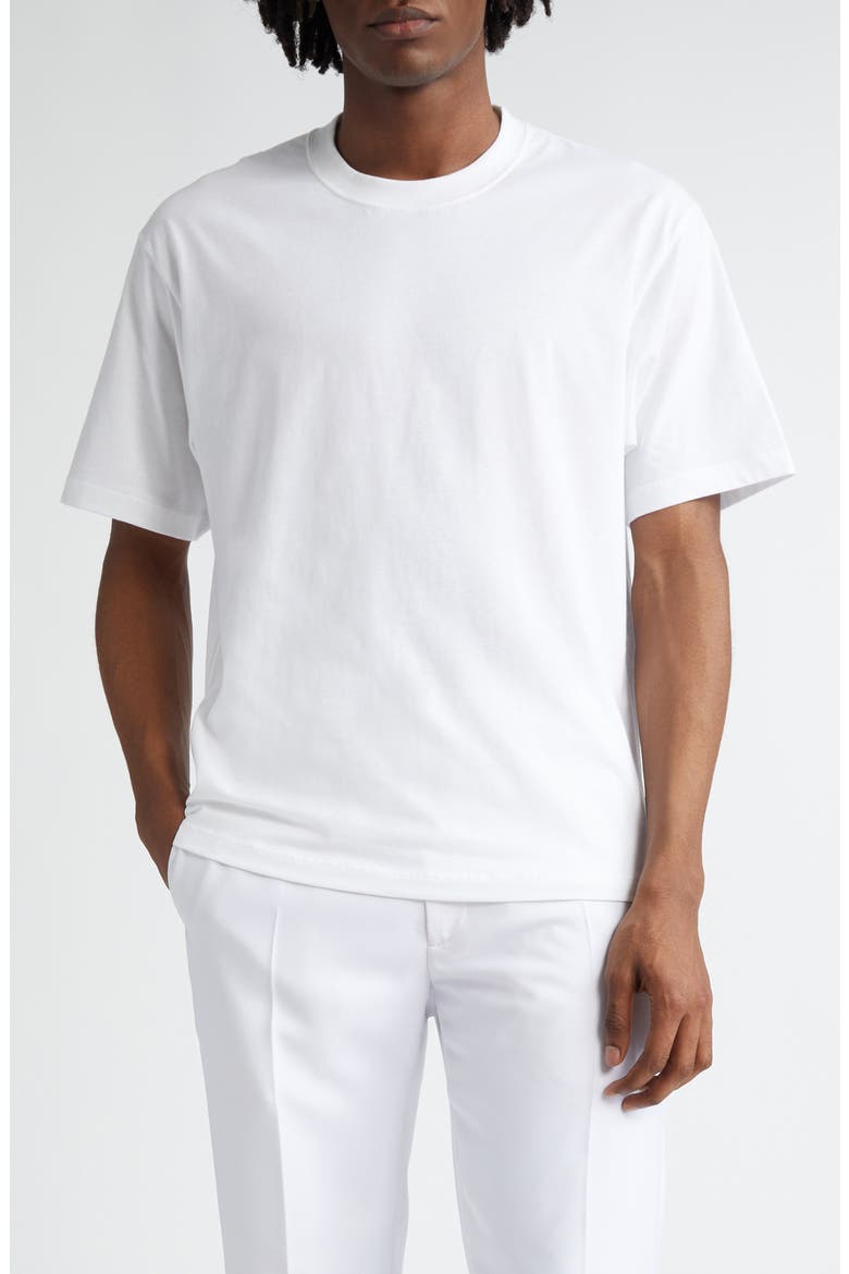 Back Logo Organic Cotton Graphic T-Shirt, Main, color, WHITE
