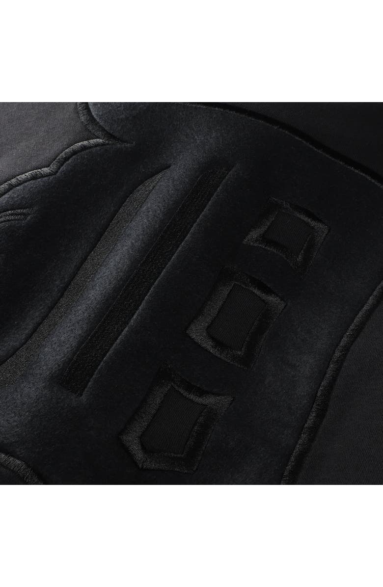 Mitchell & Ness Men's Mitchell & Ness  Black Detroit Tigers Phantom Fleece Crewneck Sweatshirt, Alternate, color, Black