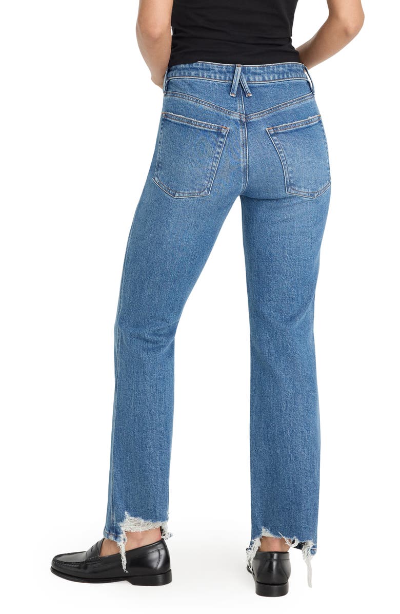 Good American Good High Waist Kick Flare Jeans, Alternate, color, Indigo1212