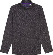 Robert Graham Matson Space Dye Quarter Zip Top