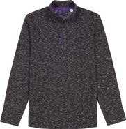 Robert Graham Matson Space Dye Quarter Zip Top
