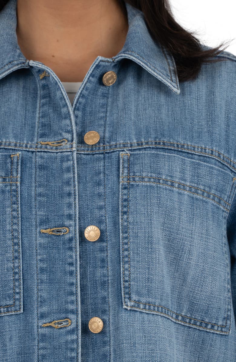 KUT from the Kloth Arya Denim Shirt Jacket, Alternate, color, 