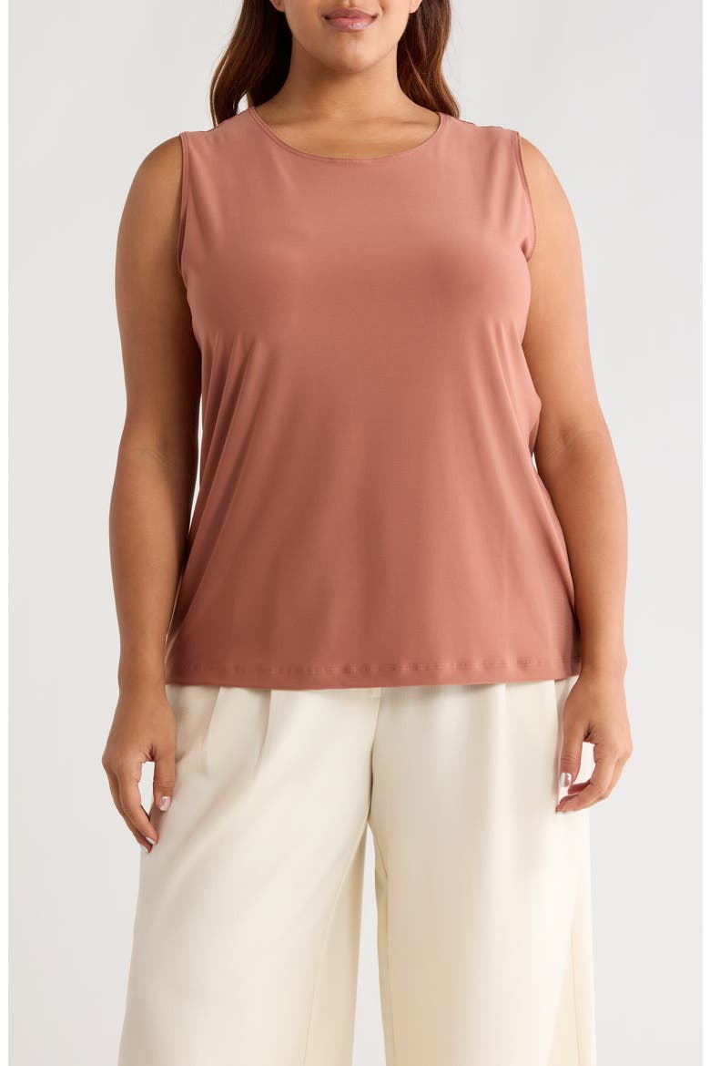 Scoop Neck Tank, Main, color, CLAY