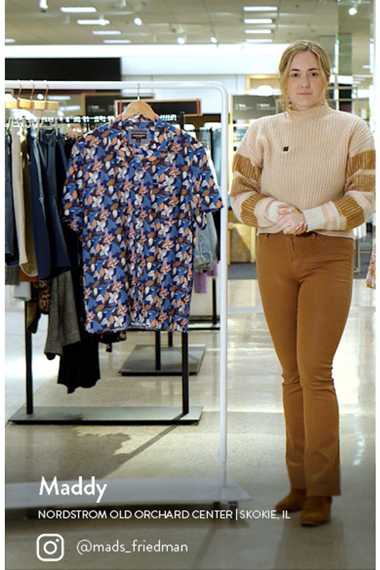 Abstract Floral Cotton and Modal Camp Shirt video