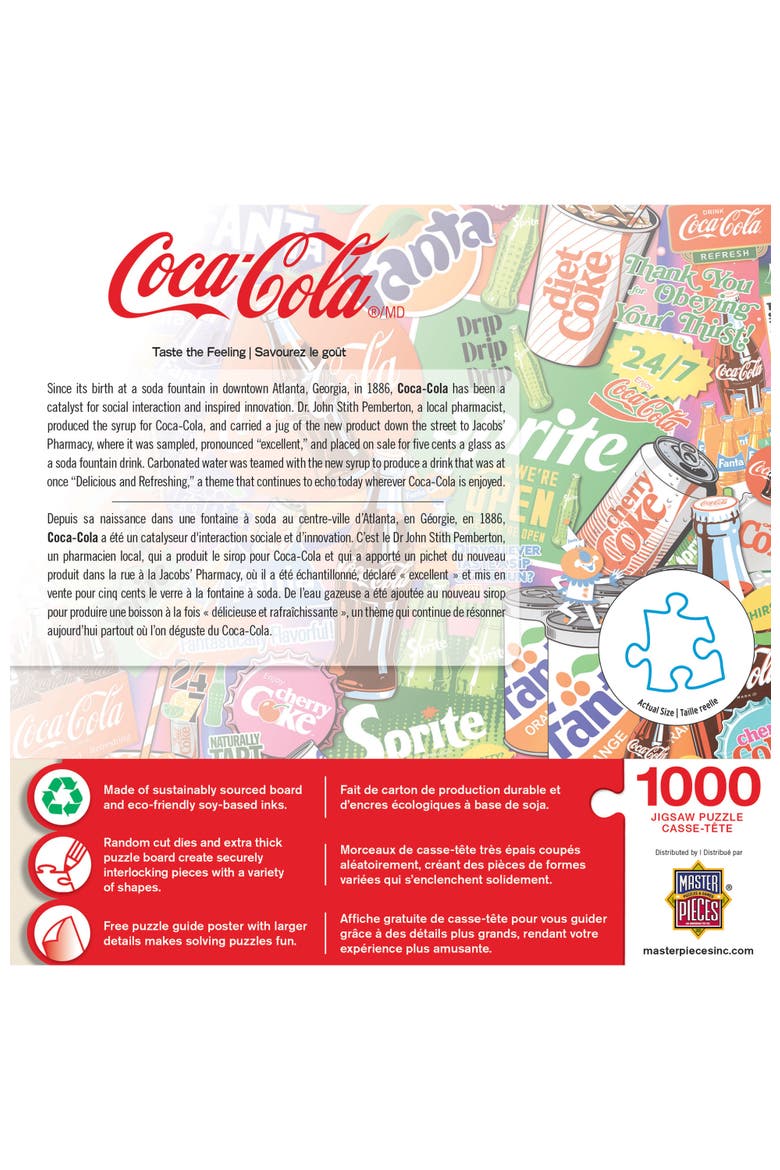 Coca-Cola Taste the Feeling 1000p Puzzle, Alternate, color, Multicolor
