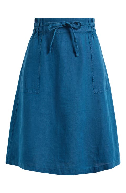 Pepper Moth Linen Skirt