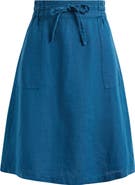 Seasalt Cornwall Pepper Moth Linen Skirt