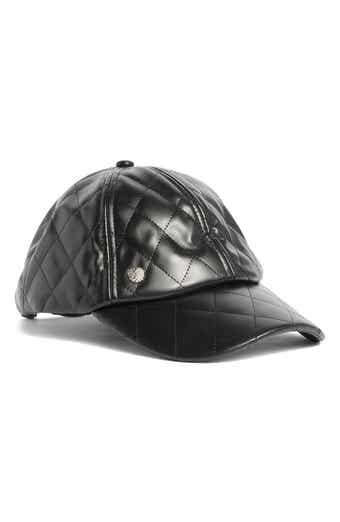 Vince Camuto Quilted Faux Leather Baseball Cap