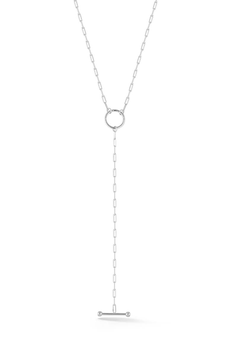 GLAZE JEWELRY Lariat Chain Necklace, Main, color,